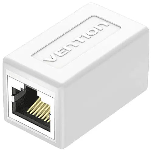 Adaptador Union Rj45 Cat6 / Cat5e Ftp Lan Blanco Vention