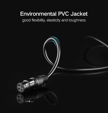 Cable Para Microfono Audio 6,5mm Cannon Xlr Hembra 2m Ugreen