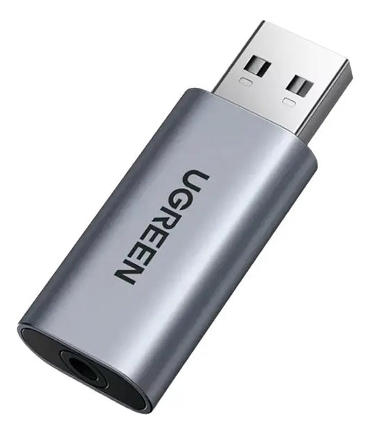 Adaptador De Audio Externo Usb 2,0 A 3,5 Mm Ugreen