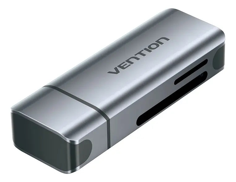 Lectora Tarjeta - 2 En 1 - Usb-c + Usb Sd Tf Dual - Vention
