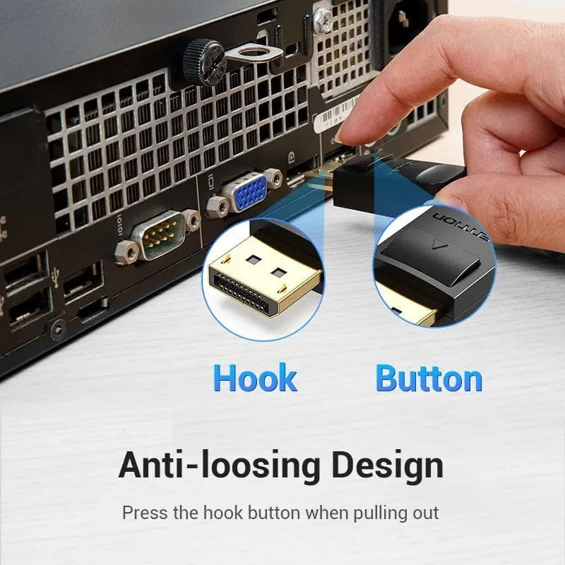 Cable Adaptador Display Port A Dvi 2 Metros Vention