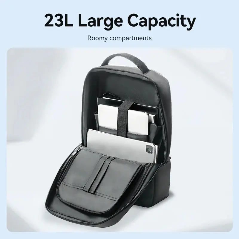 Mochila Para Notebook 15,6 Resistente Agua Ejecutiva Vention Liso Gris Oscuro