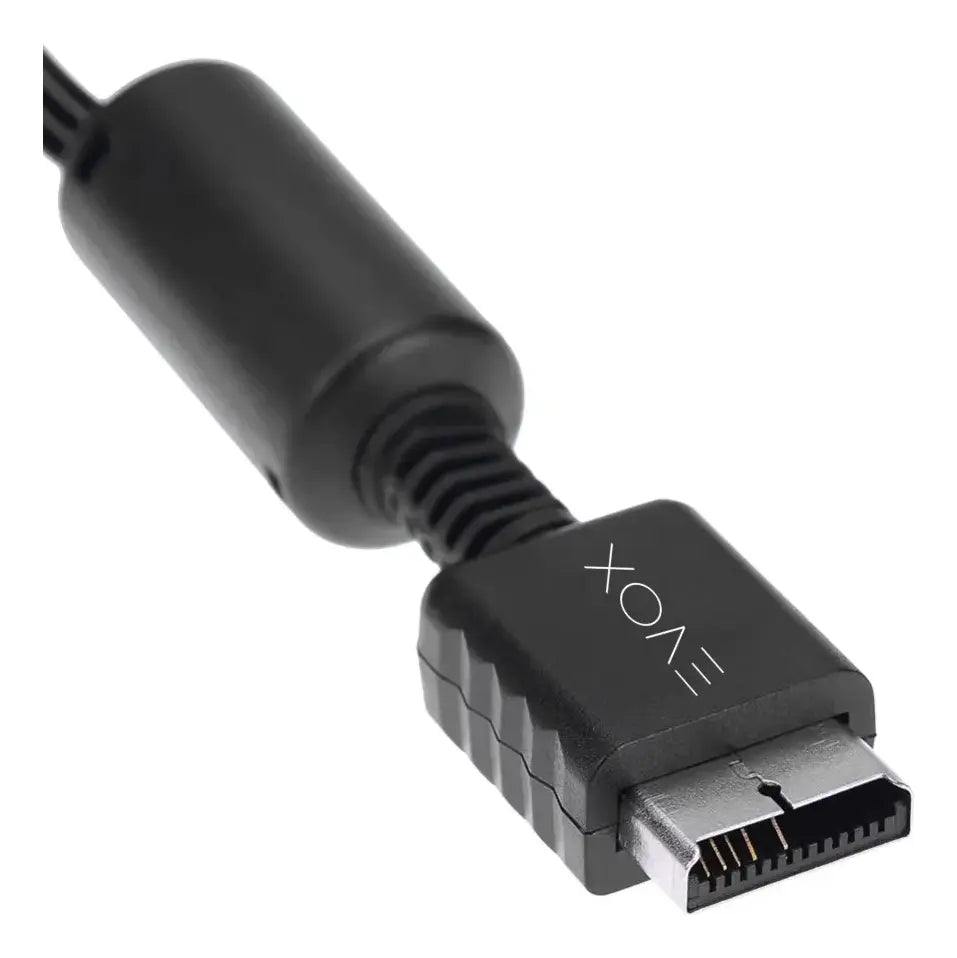 Cable De Audio Y Video Av A Rca Para Ps2 De 1,8 M Evox