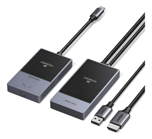 Transmisor Receptor Inalambrico Usb C Hdmi 1080p 30m Ugreen Negro