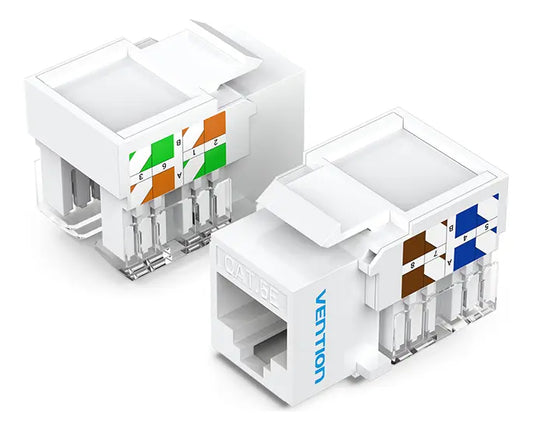 Jack Rj45 Keystone Ficha Utp Cat5e 100mbps Vention