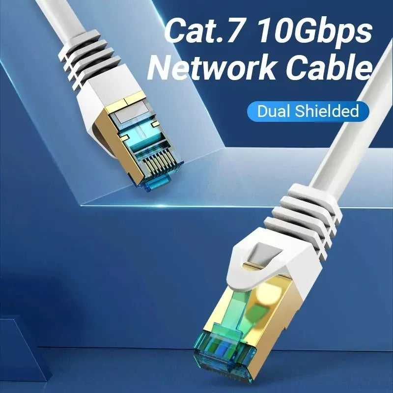 Cable Red Cat7 Sftp Patch Cord 10gb 600hz 75 Cm Gris Vention