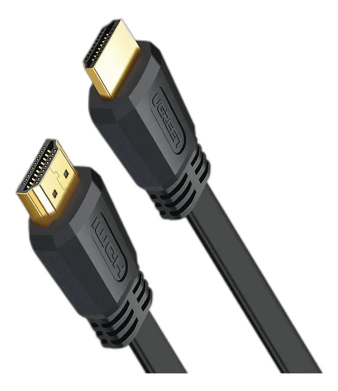 Cable Hdmi 2,0 4k Plano Hdr Certificado 2m Negro Ugreen