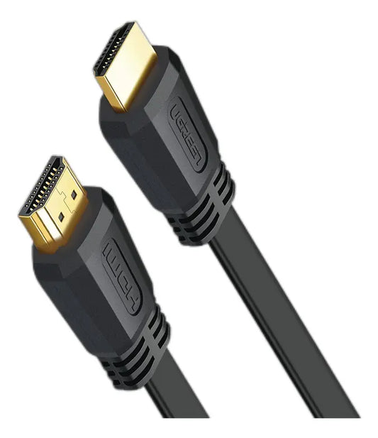 Cable Hdmi 2,0 4k Plano Hdr Certificado 2m Negro Ugreen