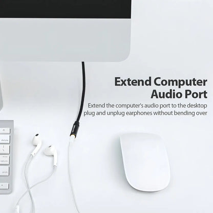 Cable Extension Alargue Audio 3,5mm Auricular + Mic Vention