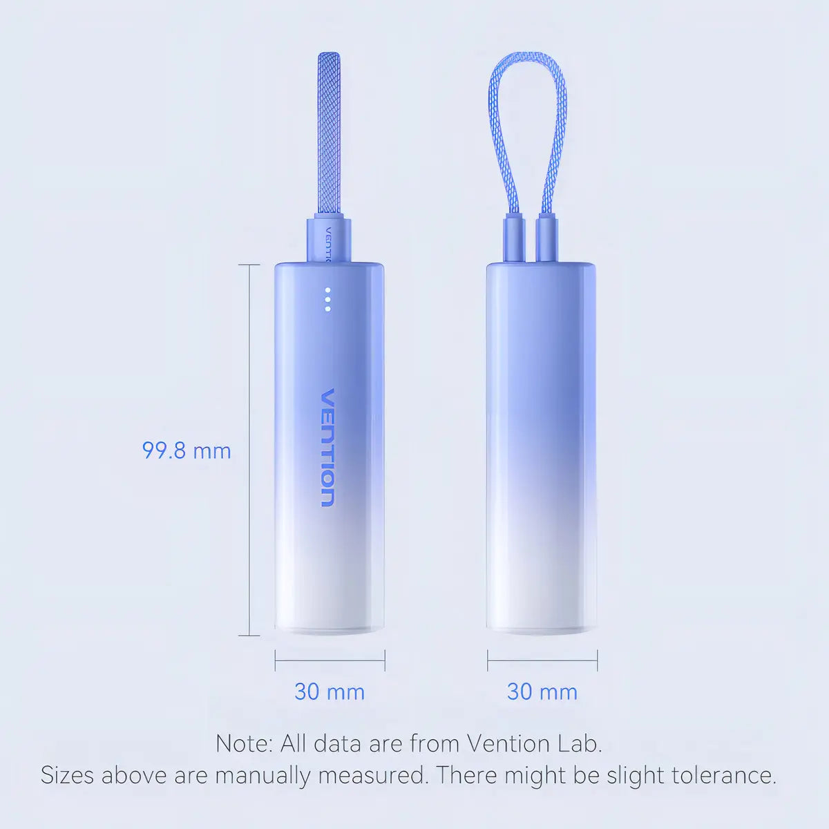 Cargador Power Bank Para iPhone Usb C 20w 5000mah Vention
