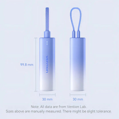Cargador Power Bank Para iPhone Usb C 20w 5000mah Vention