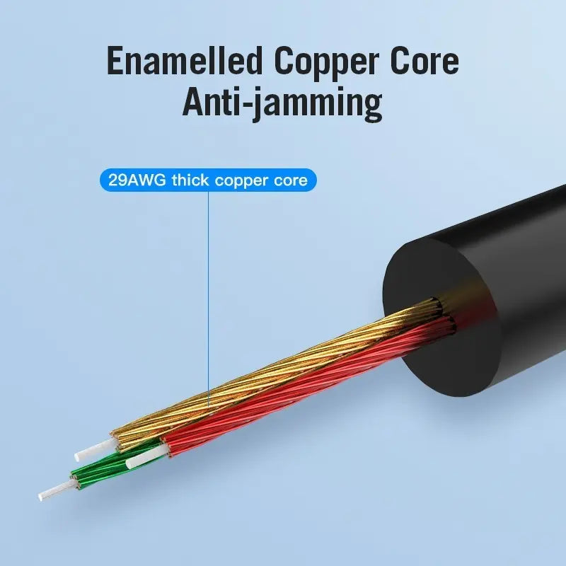 Cable De Audio Auxiliar Jack 3,5mm A 2 Rca Macho 1m Vention