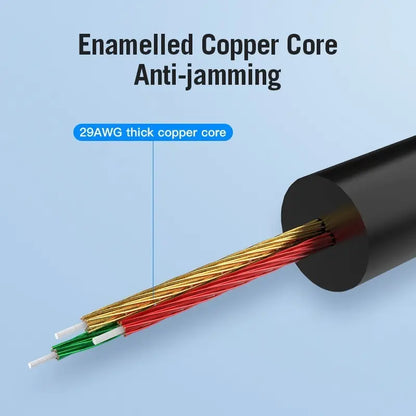 Cable De Audio Auxiliar Jack 3,5mm A 2 Rca Macho 1m Vention