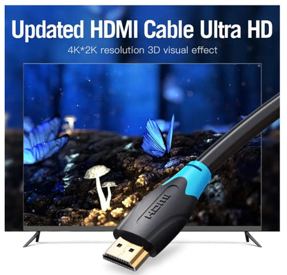 Cable Hdmi 2,0 Certificado 4k 12 Metros 18 Gbps Vention