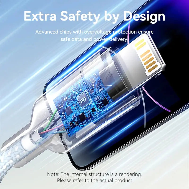 Cable Para iPhone A Usb C Vention 1 Metro Trenzado Premium