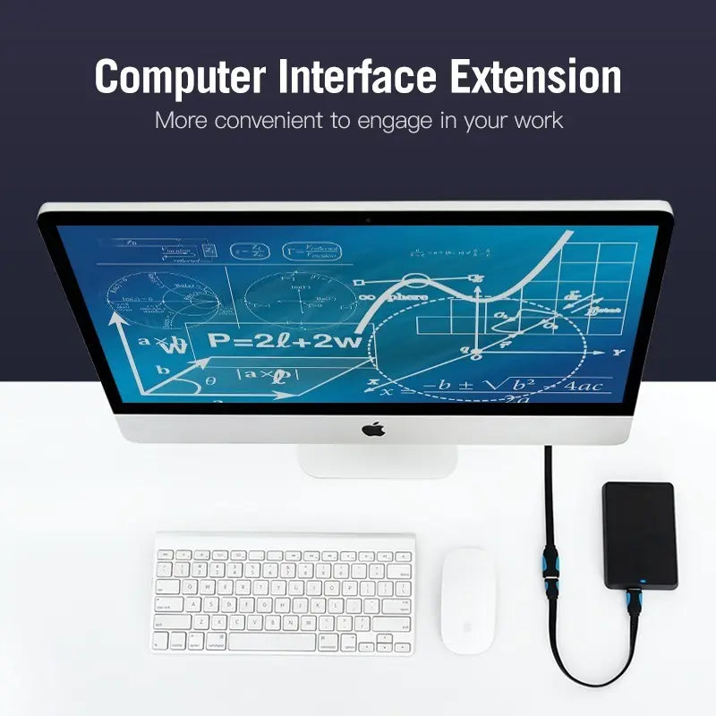Alargue Usb 3,0 Cable 0,5 M Extensor Alta Velocidad Vention Negro