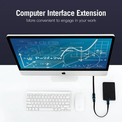 Alargue Usb 3,0 Cable 0,5 M Extensor Alta Velocidad Vention Negro