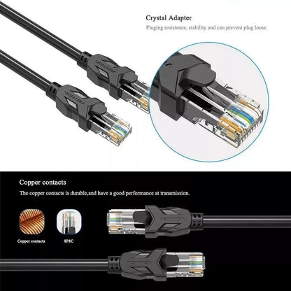 Cable Patchcord Cat 6 Vention Original 3 Metros Ethernet Gigabit Calidad,-
