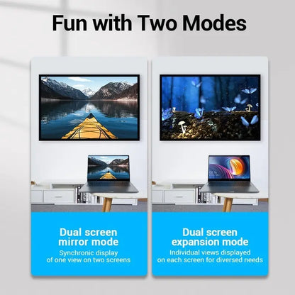 Adaptador X2 Hdmi Macho A Hdmi Hembra 4k Hd 3d Oro Vention