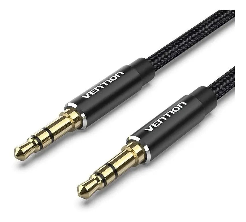 Cable De Audio Aux Jack 3,5mm Estereo Trenzado 2m Vention
