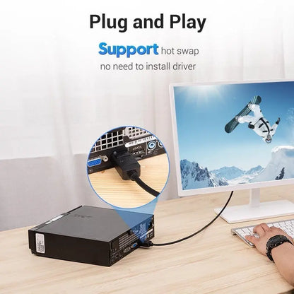 Cable Adaptador Display Port A Dvi 2 Metros Vention