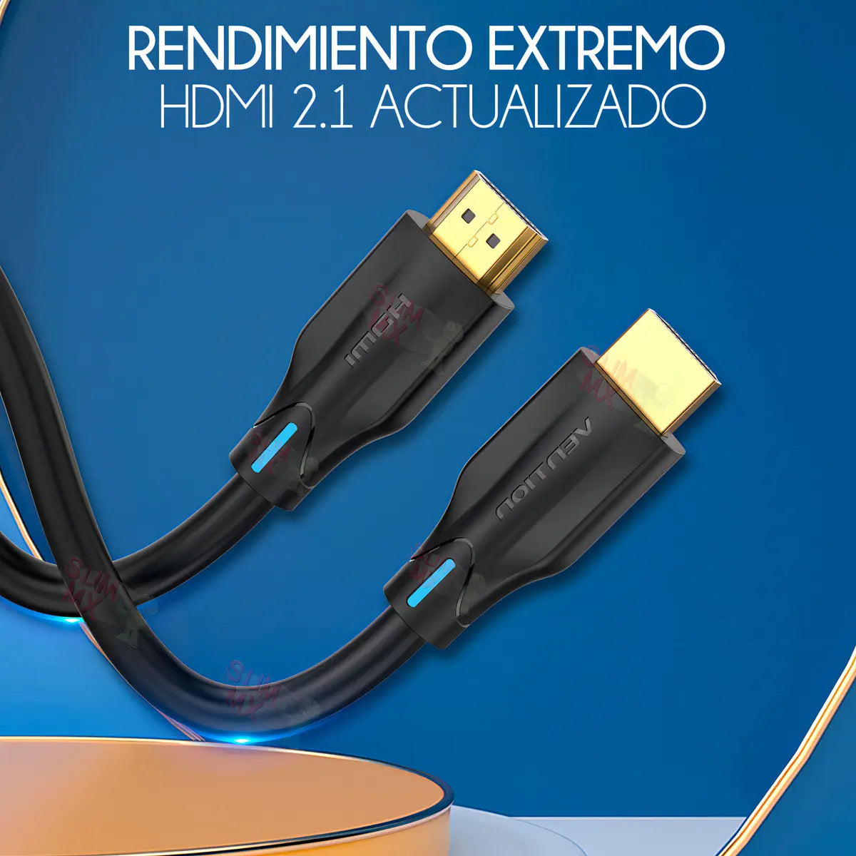 Cable Hdmi 2,1 Premium 8k Earc 120hz 48gbps 5 Metros Vention
