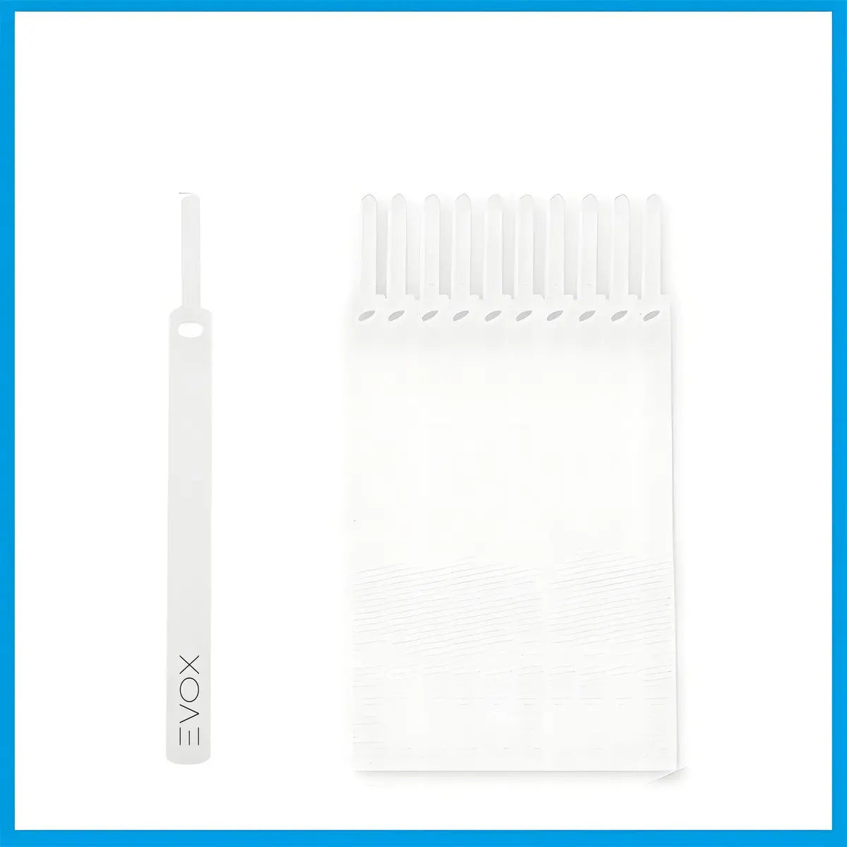 Tira Organizadora De Cables X6 Nylon Autoadhesivo 15cm Evox Negro