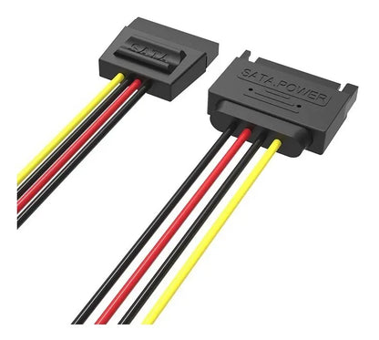 Cable Sata Power Extensor Macho A Hembra 15p 0,3 M Vention