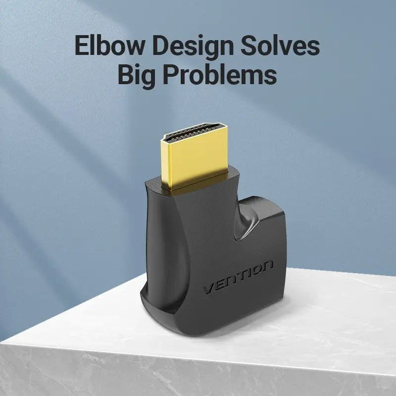 Adaptador Pack 2 Hdmi Hembra A Macho Codo 270 Grados Vention