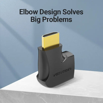 Adaptador Pack 2 Hdmi Hembra A Macho Codo 270 Grados Vention