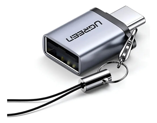 Adaptador Otg Usb C 3,1 A Usb 3,0 Dato Thunderbolt 3 Ugreen Gray