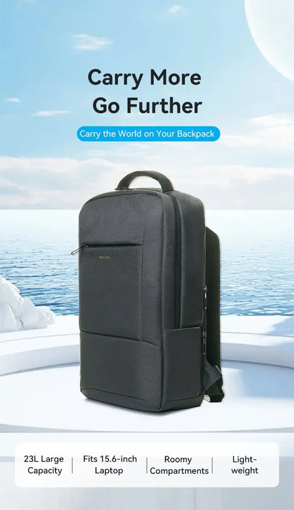 Mochila Para Notebook 15,6 Resistente Agua Ejecutiva Vention Liso Gris Oscuro