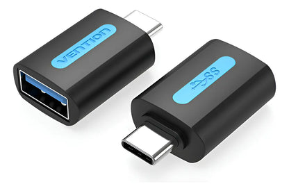 Adaptador Usb-c A Usb Hembra 3,0 Otg 5gbps Vention Negro