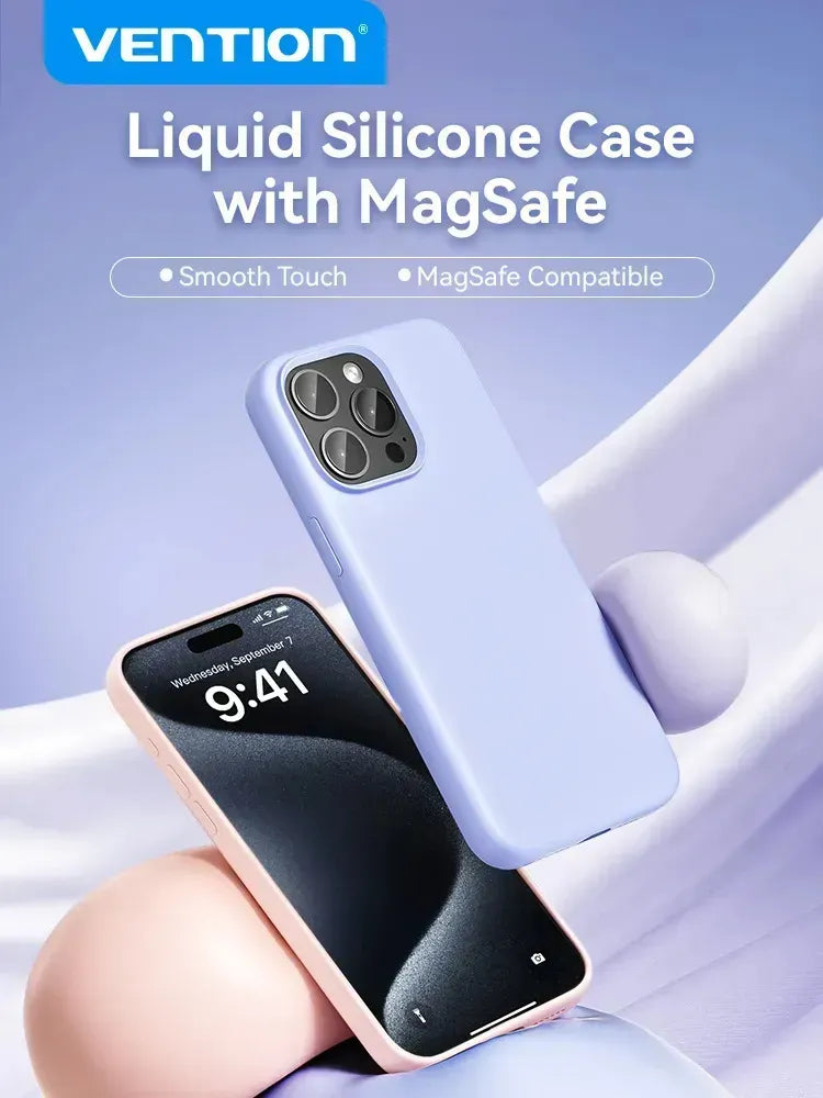 Funda Para iPhone Magsafe Magnetica Reforzada Vention