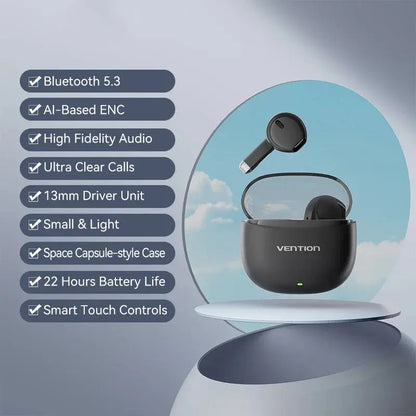 Auriculares Inalambricos Bluetooth 5,3 In-ear Vention Blanco