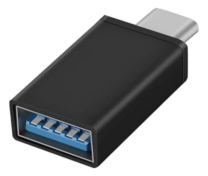 Adaptador Otg Usb 3,0 Hembra A Usb Tipo C Macho - Evox Negro