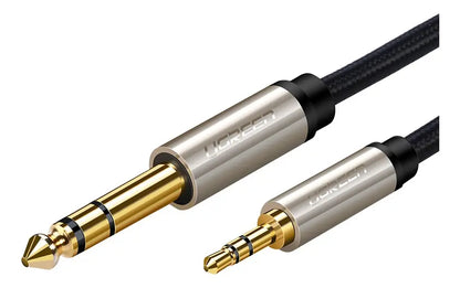Cable De Audio Stereo Aux 3,5 A 6,5 Macho Gris 1m Ugreen