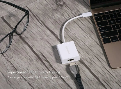 Cable Adaptador Usb C A Hdmi Notebook Mac Celular Tv Ugreen
