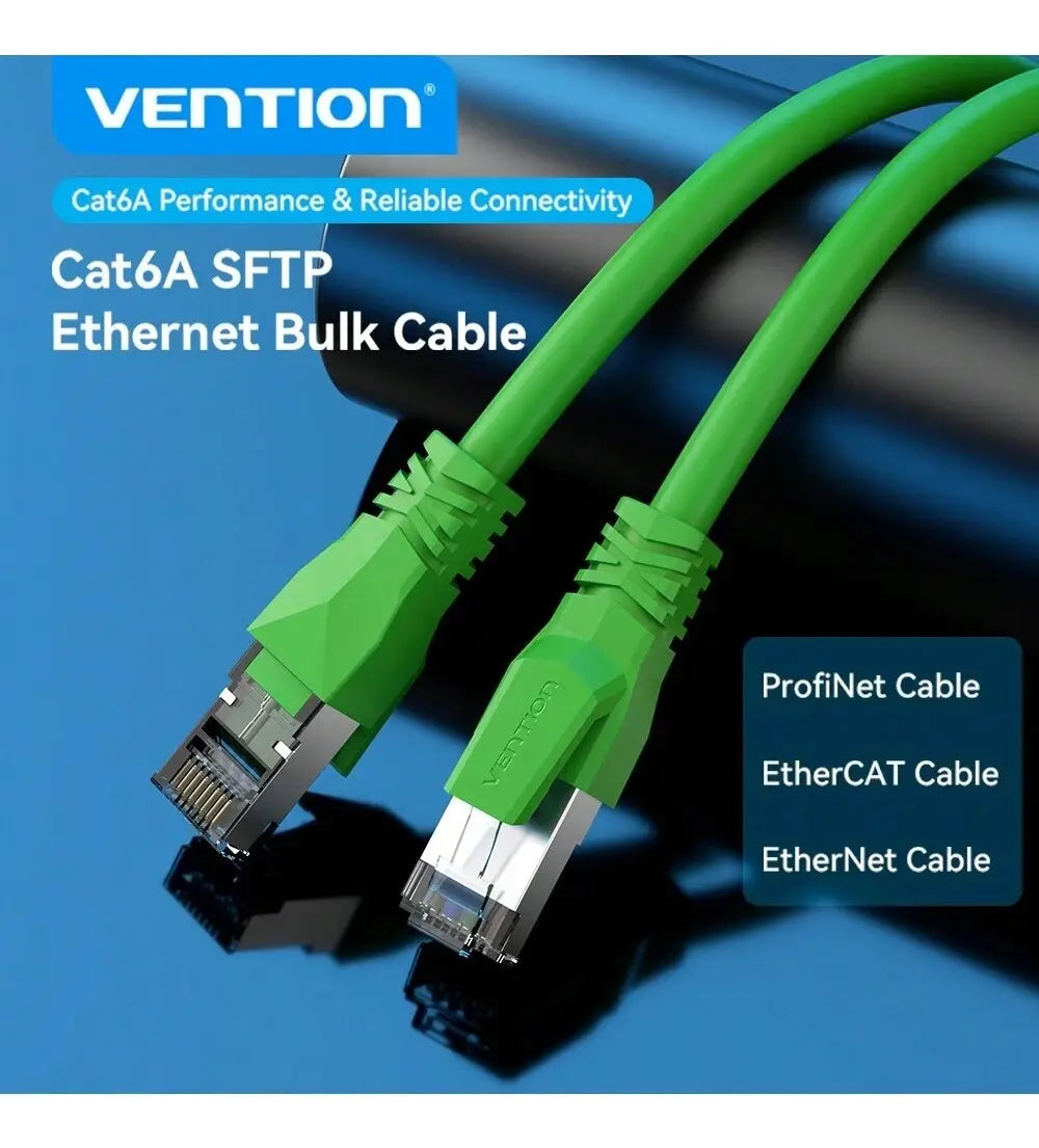 Cable De Red Sftp Cat 6a 1 Metro Patch Cord Rj45 Vention