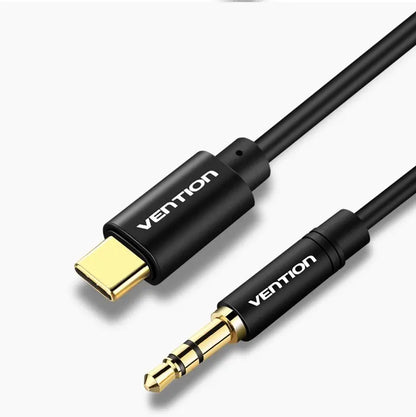 Cable Adaptador Auxiliar Jack 3,5 Plug A Usb Tipo C Vention