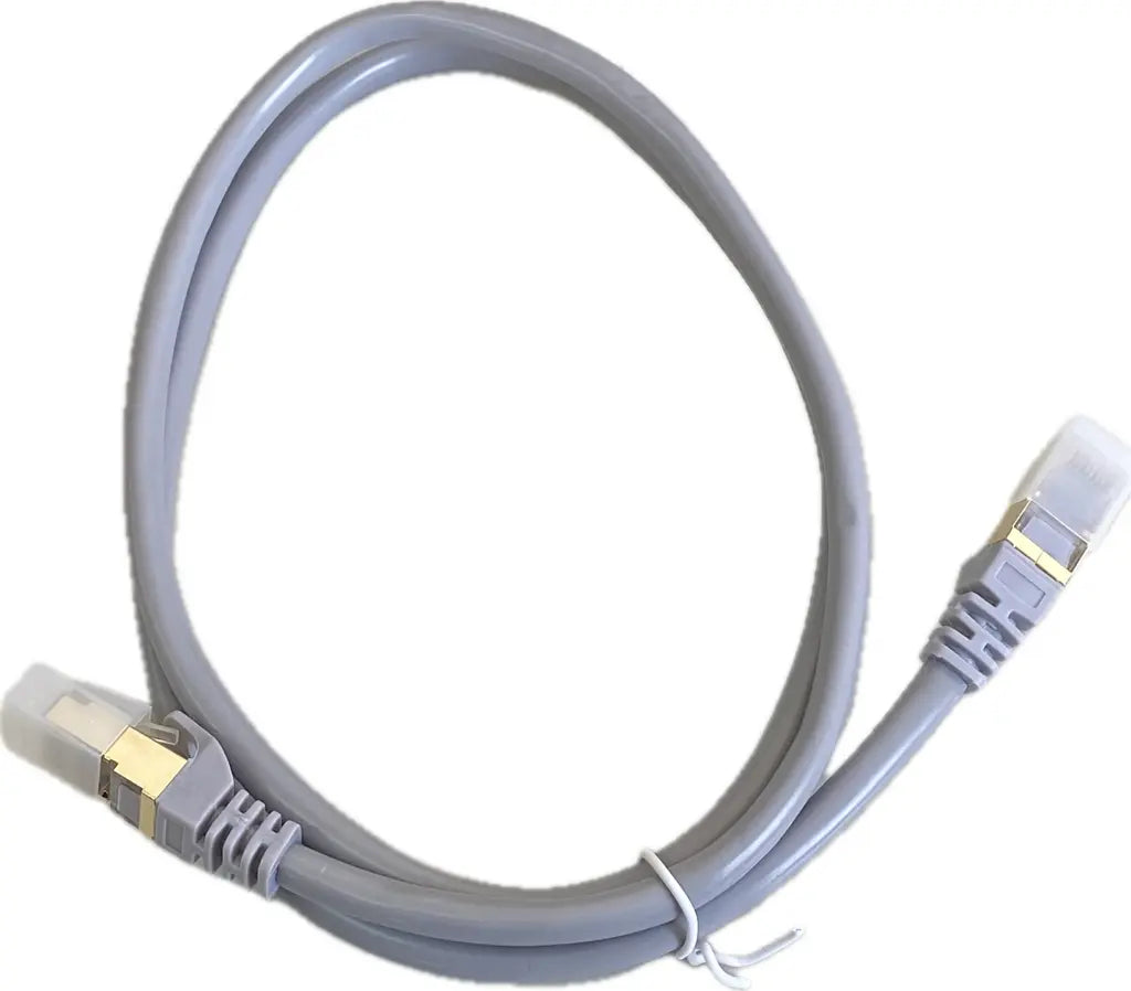 Cable De Red Evox Cat6a 30 Cm Gris Patch Cord Rj45 Internet