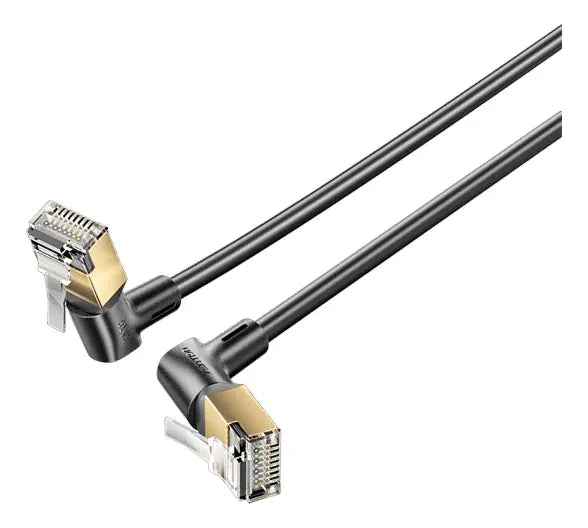 Cable De Red Cat8 Rj45 Stp Angulo Recto Rotacion 3M Vention