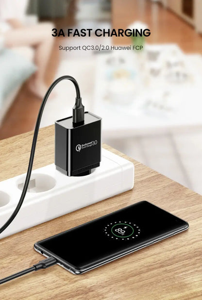Cable Usb 3,0 A Usb-c Premium Carga Rapida Y Datos 2m Ugreen Negro
