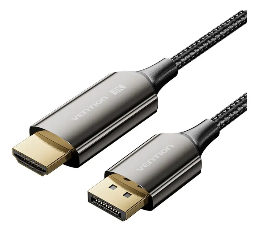 Cable Display Port A Hdmi 2,1 Gamer 8k 4k Hdr 1,8 M Vention
