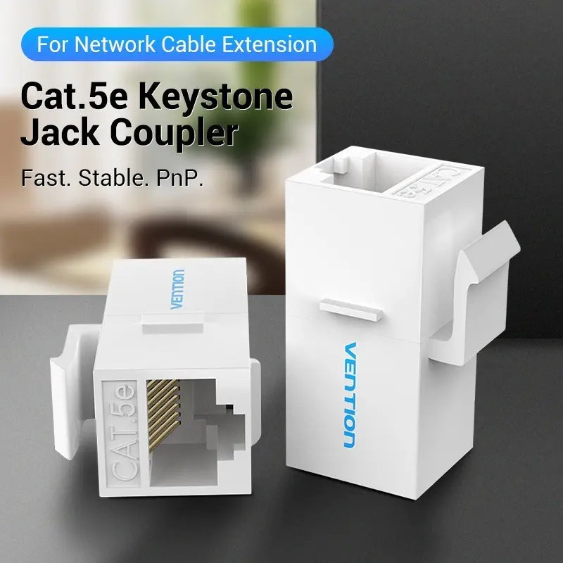 Adaptador Premium Cat5e Utp Union Ficha Rj45 Hembra Vention