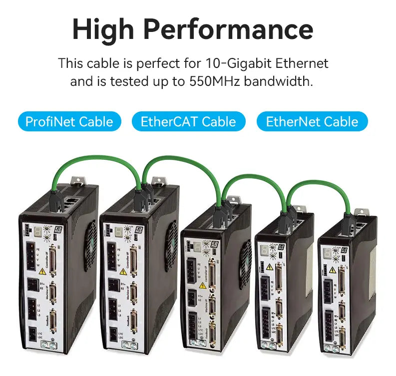 Cable De Red Cat6a Rj45 Sftp 10gbps 0,3 Metros Vention