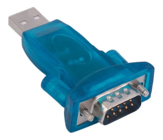 Adaptador Usb 2,0 A Db9 Macho 9 Pines Premium Evox Azul