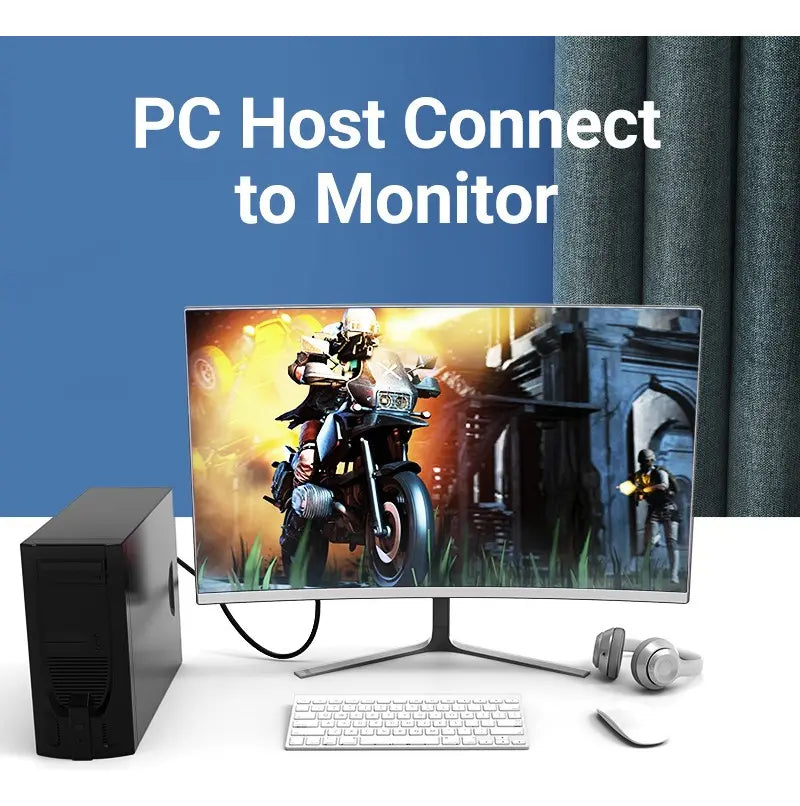 Cable De Video Dvi 24+1 A Vga Hd 1080p 60hz 1 Metro Vention Negro