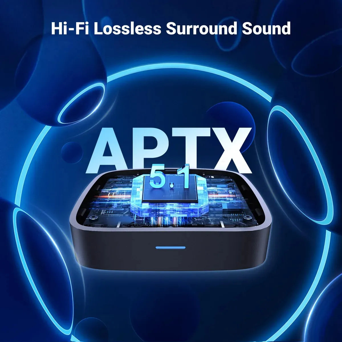 Receptor Audio Bluetooth 5,1 Aptx 2 En 1 Rca 3,5mm Ugreen
