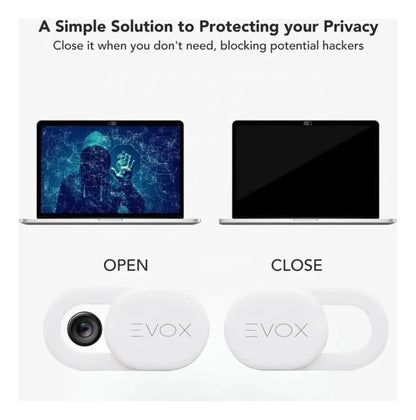 Tapa Camara Webcam Cover Celular Notebook Spyslide Blanco